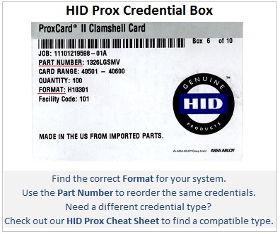 Find the right HID prox format and part number - IDCardGroup.com